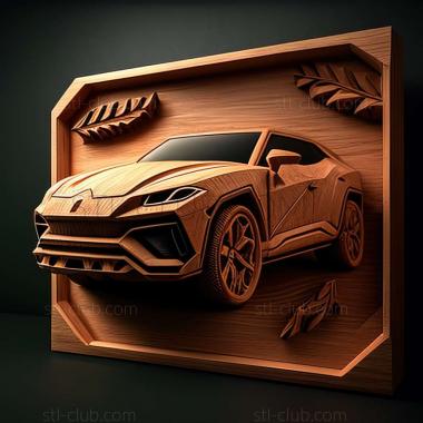 3D мадэль Lamborghini Urus (STL)